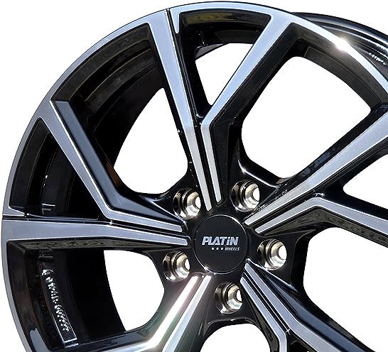 Alu disk Platin P115 Black 6,5 × 16 5 × 114 ET44 ...