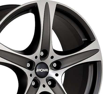 Alu kolo Ronal R55 SUV Black 7,5x17 5x114 ET38 ...