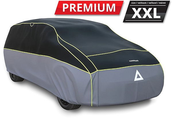 Autótakaró ponyva COMPASS Premium jégeső elleni védőponyva XXL 570 × 203 × 119 cm ...