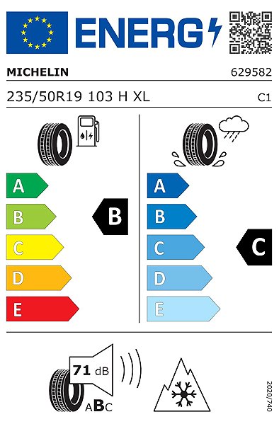 Zimná pneumatika Michelin Pilot Alpin 5 235/50 R19 103H XL MO Energetický štítok