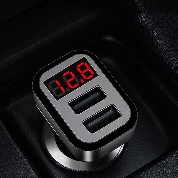 PREXIM adapter with battery tester 12/24V car charger.