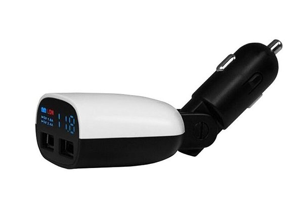 PREXIM adapter with 12/24 battery tester car charger.