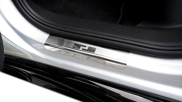 Autó küszöbvédők Alufrost küszöbvédő - rozsdamentes acél, Volkswagen ID.7 ...