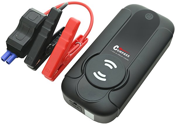 Power Bank COMPASS Powerbank with JUMP STARTER 8000mAh 1000A with Qi wireless charging ...