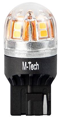LED autóizzó M-Tech CANBUS WY21W W3x16d 12-24V 15LED, narancssárga, 1 db ...