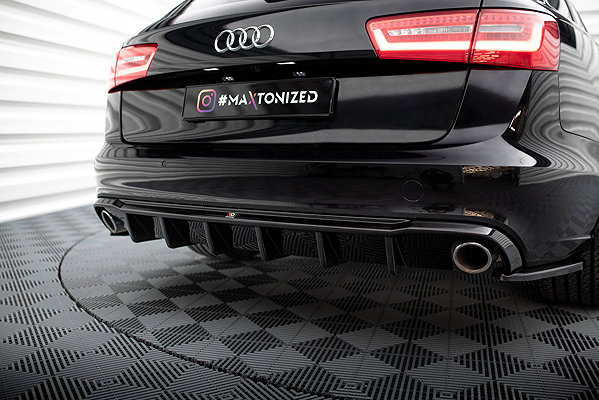 Spoiler Maxton Design of Audi A6 Avant C7 2011 - 2014 .