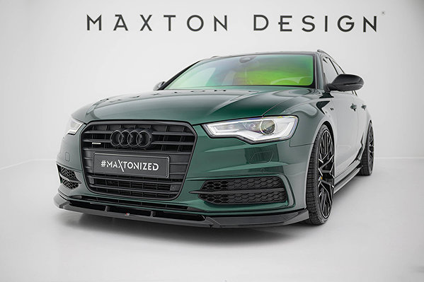Spoiler Maxton Design of Audi A6 S-line Sedan C7 2011 - 2014, Audi A6 S-line Avant C7 2011 - 2014 .
