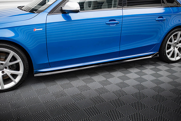 Spoiler Maxton Design of Audi A4 S-Line Sedan B8 Facelift 2011-2015, Audi A4 S-Line Avant B8 Facelift 2011-2015 .