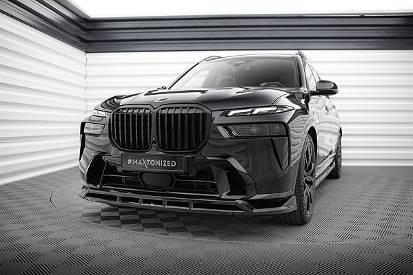 Spoiler Maxton Design BMW X7 M-Pack G07 Facelift 2022 - Front Splitte .
