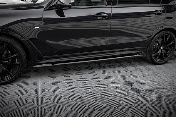 Spoiler Maxton Design BMW X7 M-Pack G07 Facelift 2022 - Side Skirts .