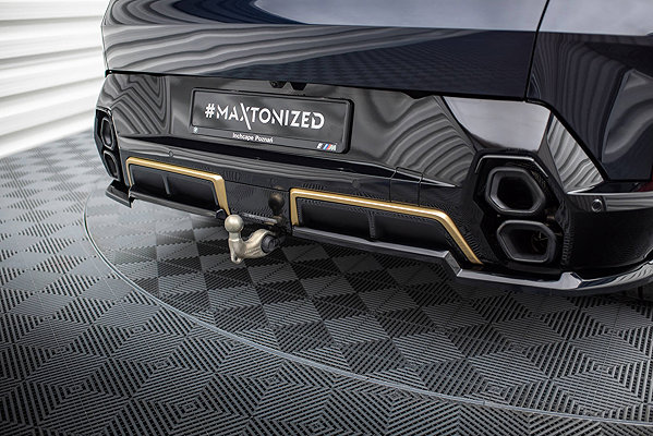 Spoiler Maxton Design BMW XM G09 2022 - Central Rear Splitter .