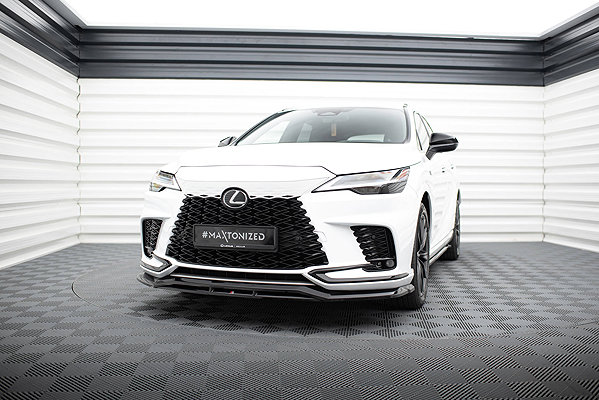 Spoiler Maxton Design Lexus RX F-Sport Mk5 2022 - , Front Splitter .