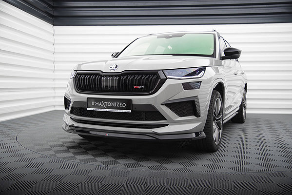 Spoiler Maxton Design Skoda Kodiaq RS Mk1 Facelift 2021 - 2023 , V.2 .