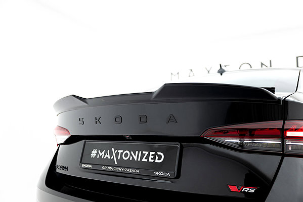 Spoiler Maxton Design Skoda Octavia RS Liftback Mk4 Facelift 2024 -, Skoda Octavia RS Liftback Mk4 2020-2024 .