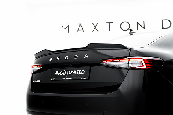 Spoiler Maxton Design Skoda Superb Sedan Mk4 2024 - .