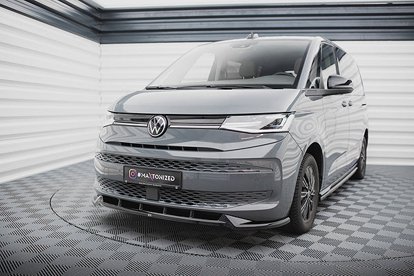 Spoiler Maxton Design Volkswagen Multivan T7, Front Splitter V.2 .