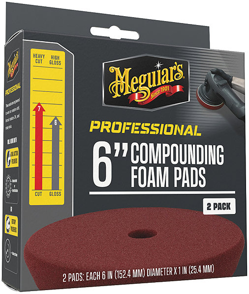 Leštiaci kotúč Meguiar's Professional Compound Foam Pad – penové korekčné kotúče, priemer 6