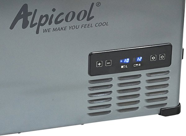 Compass Silver Dual 40L Car Cool Box.