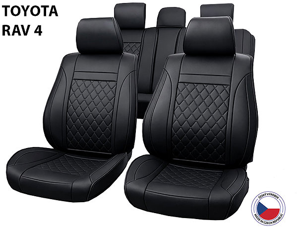 Autós üléshuzat CAPPA Perfetto VL Toyota RAV4 üléshuzat, fekete ...