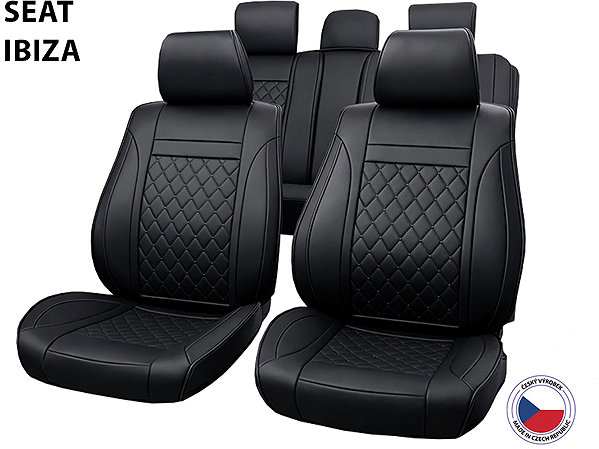 Autós üléshuzat CAPPA Perfetto VL Seat Ibiza üléshuzat, fekete ...