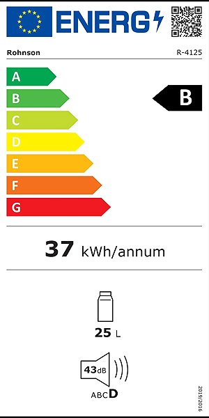 Rohnson R-4125 Cool Mate Car Cooler Energy Label