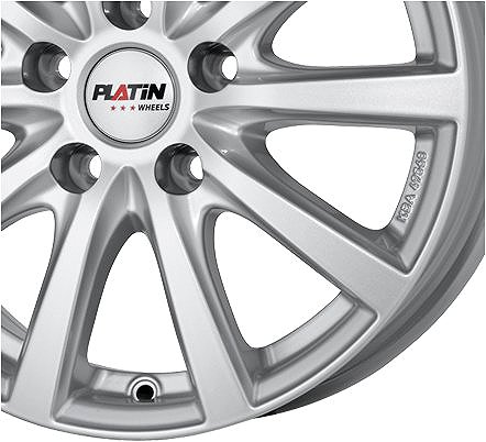 Alufelni Platin P69 BrightSilver 7,5×17, 5×108, ET44,1 ...