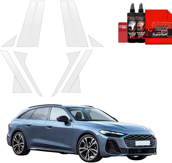Side pillar cover GRIZZ Protective film for door pillars of the Audi A5, B10, 2024- , Combi .