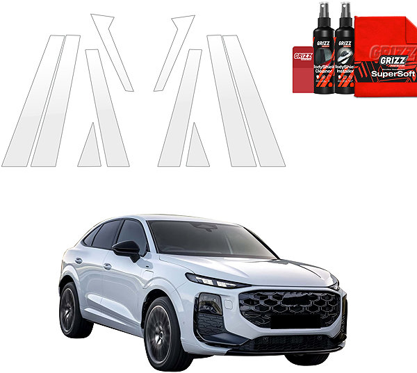 Side pillar cover GRIZZ Protective film for door pillars of the Audi Q3 III, 2025- , .