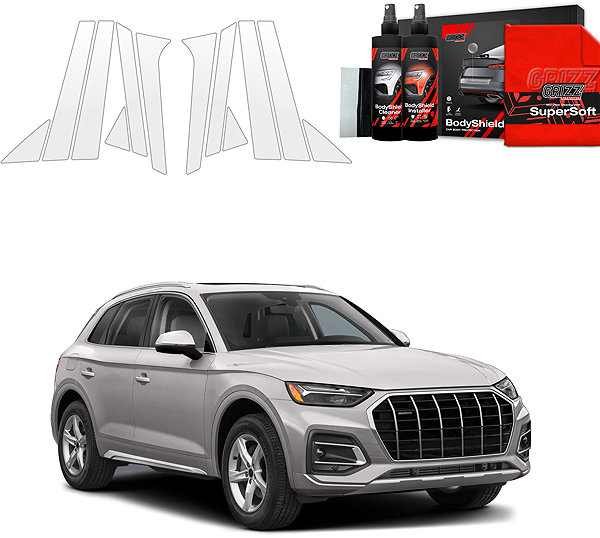 Side pillar cover GRIZZ Protective film for door pillars of the Audi Q5 II, 2020-2024 .