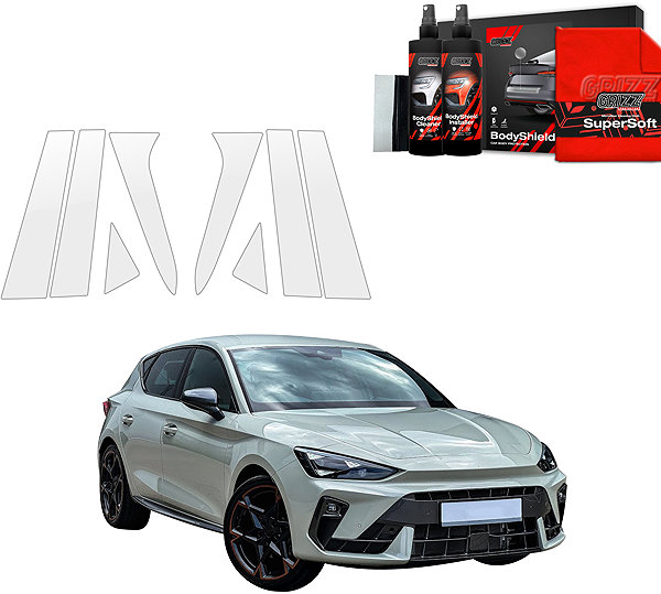 Side pillar cover GRIZZ Door pillar protector for Cupra Leon, 2024- , Hatchback .