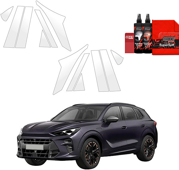 Side pillar cover GRIZZ Door pillar protection film for Cupra Terramar, 2024- , .