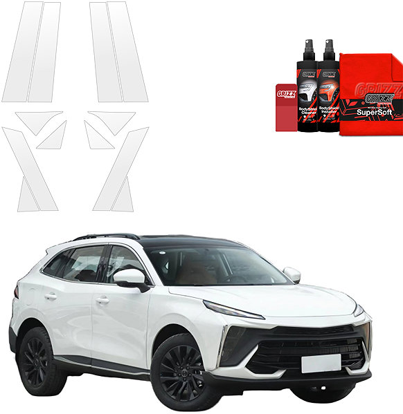 Side pillar cover GRIZZ Door pillar protection film for Dongfeng-Forthing T5 Evo, 2024- , .