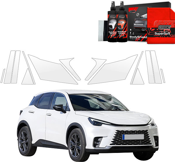 Side pillar cover GRIZZ Door pillar protection film for Lexus LBX, 2024- , .