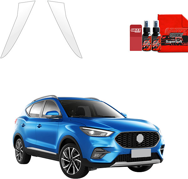 Side pillar cover GRIZZ Door pillar protection film for MG ZS, 2019-2024 .