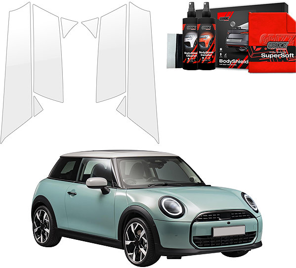 Side pillar cover GRIZZ Door pillar protection film for Mini Cooper S IV, 2023- , .