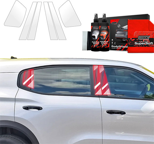 Side pillar cover GRIZZ Protective film for door pillars for Opel Frontera, 2025- , .