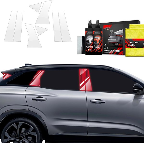 Side pillar cover GRIZZ Door pillar protection film for Renault Austral, 2022- , .