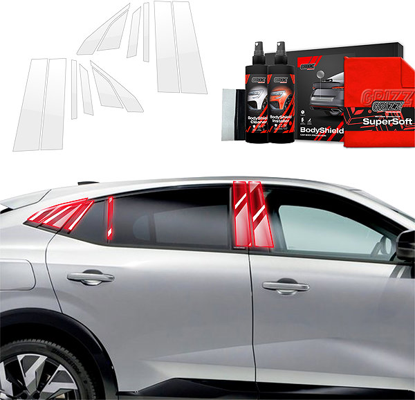Side pillar cover GRIZZ Door pillar protection film for Renault Rafale, 2024- , .