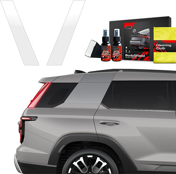 Side pillar cover GRIZZ Door pillar protection film for SsangYong Torres, 2023- , .