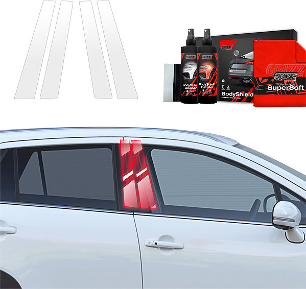 Side pillar cover GRIZZ Door pillar protection film for Suzuki S-Cross II, 2022- , .