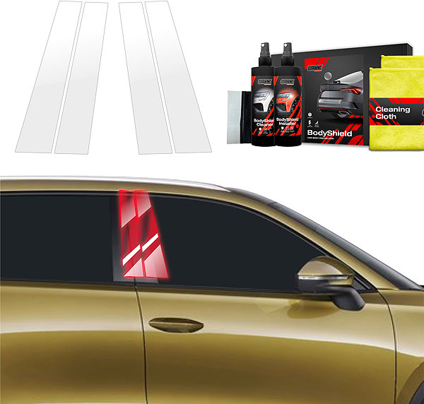 Side pillar cover GRIZZ Door pillar protection film for Škoda Kodiaq II, 2024- , .