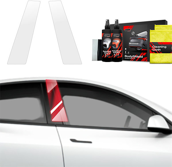GRIZZ Side pillar cover Door pillar protector for Tesla Model Y, 2020- , .