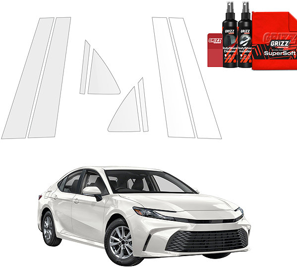 Side pillar cover GRIZZ Door pillar protection film for Toyota Camry IX, XV80, 2024- , .