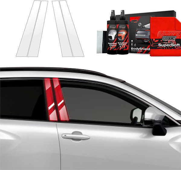 Side pillar cover GRIZZ Door pillar protection film for Toyota Corolla Cross, 2022- , .