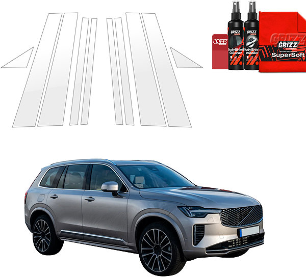 Side pillar cover GRIZZ Door pillar protection film for Volvo V90, 2025- , .
