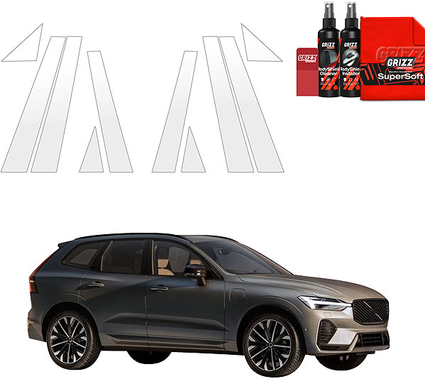 Side pillar cover GRIZZ Door pillar protection film for Volvo XC60, 2025- , .
