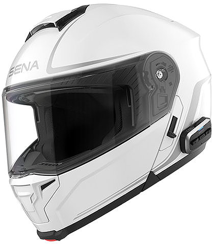 Motoros sisak SENA Outrush 2 Mesh headsetes bukósisak, fényes fehér, XL ...