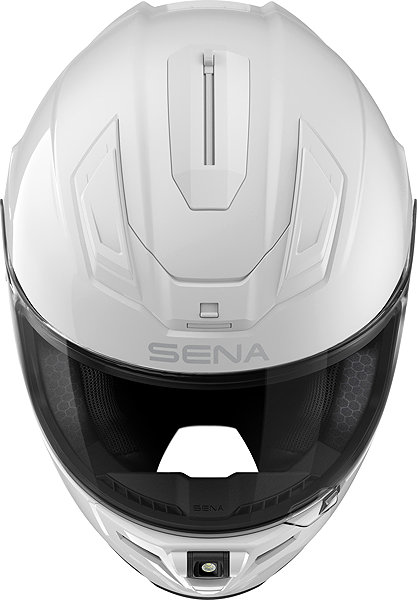Motoros sisak SENA Phantom ANC Mesh headsetes bukósisak, fényes fehér, XL ...