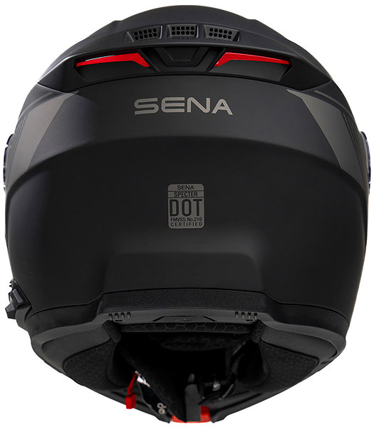 SENA Mesh helmet with headset Specter, matte black, size XL .