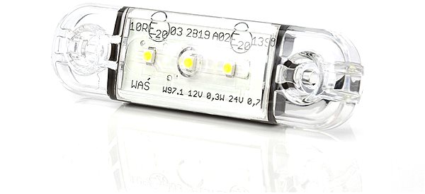 Utánfutó lámpa WAS W97.1 (710) Első helyzetjelző lámpa, fehér LED ...